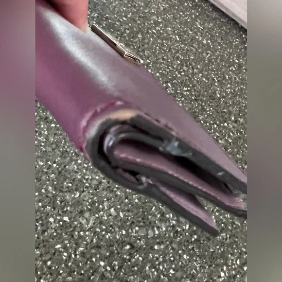 Kate Spade Plum Laurel Way Stacy Large Slim Leather Wallet | Classic | Cute - Picture 13 of 13